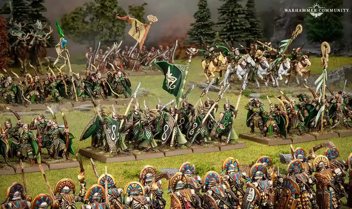 Wood Elf army ready for battle
