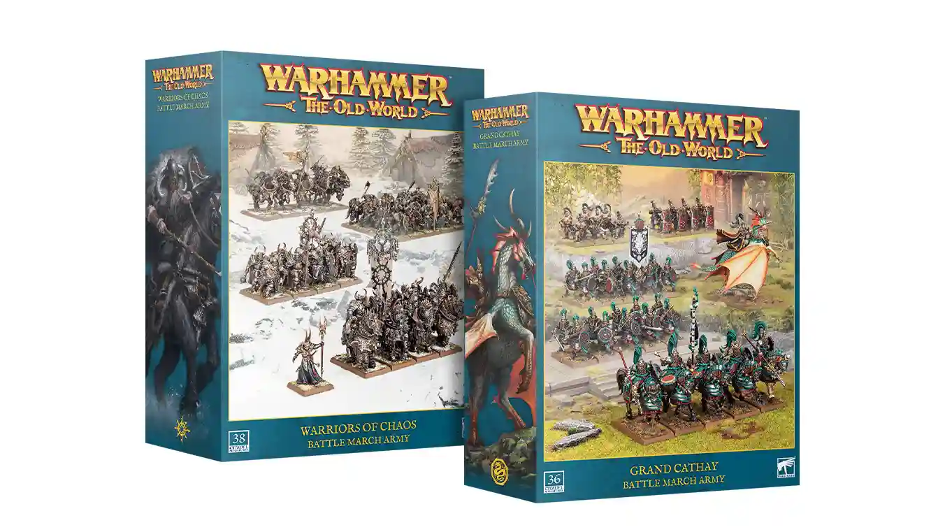 Battle March boxes for Cathay and Chaos