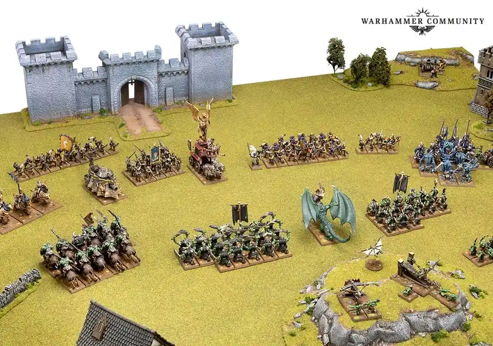 A game of Warhammer Fantasy The Old World