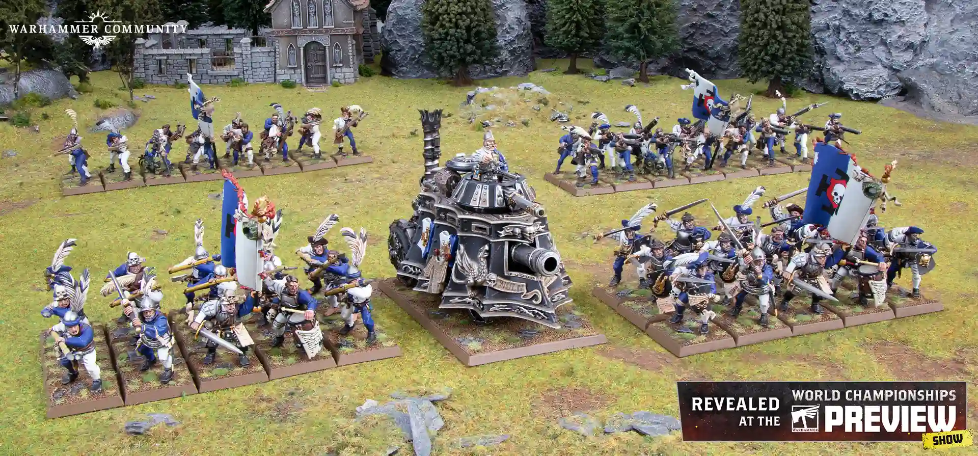 Empire miniature army from The Old World