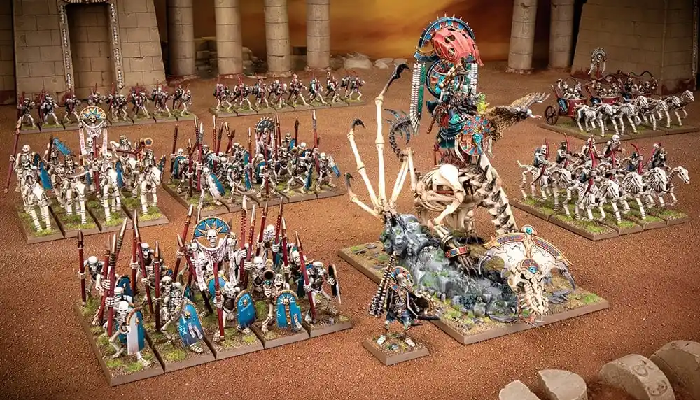 Khemri miniature army from The Old World