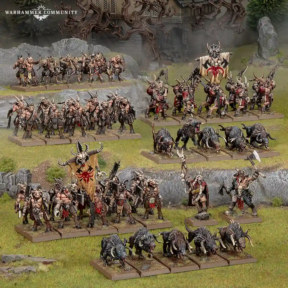 Beastmen army from The Old World