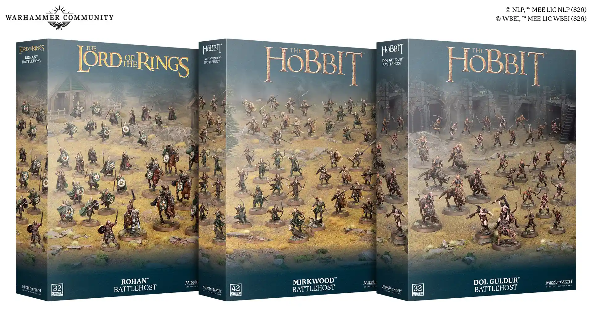 New Battlehost boxes for The Lord of the Rings