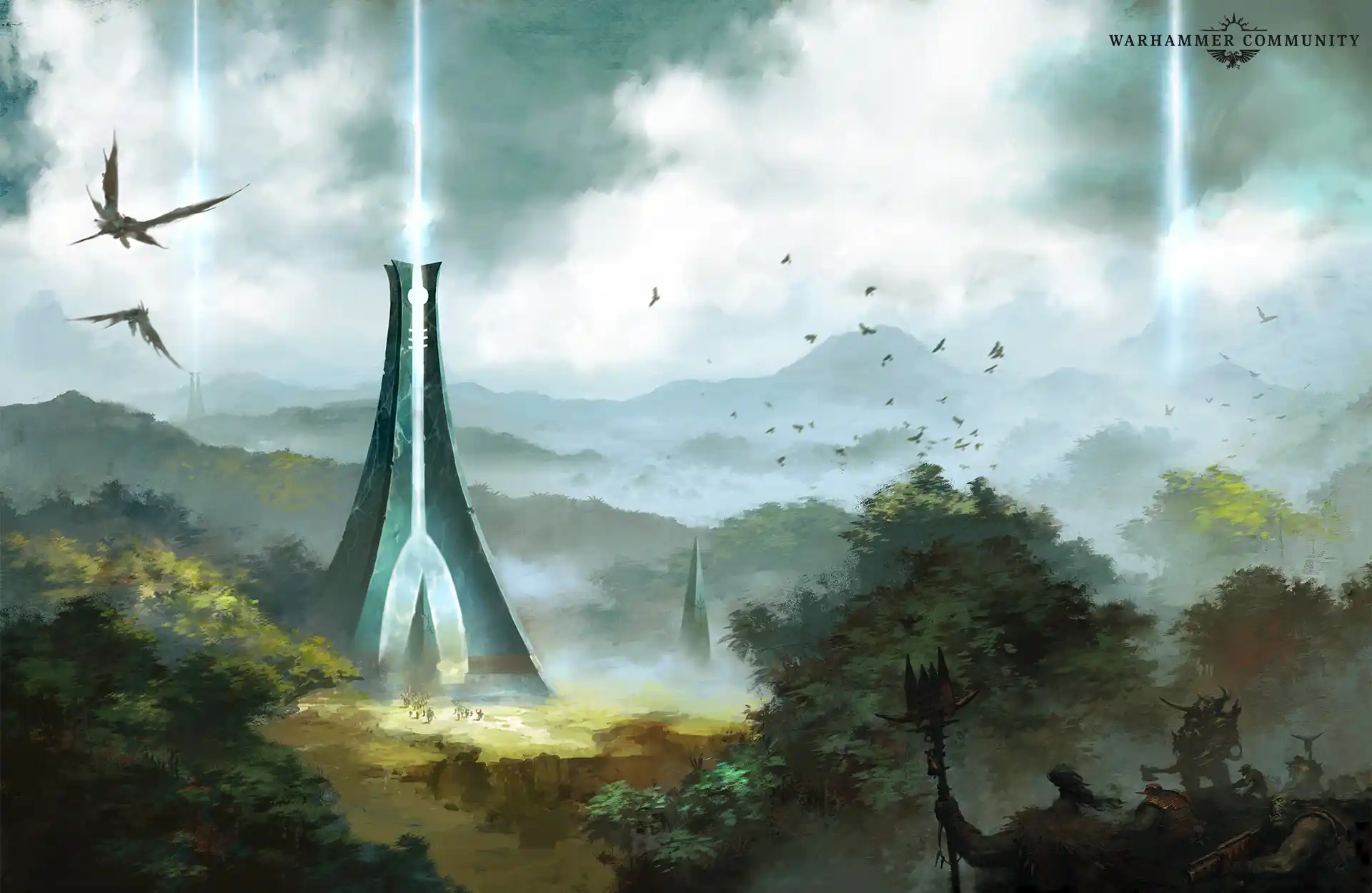 Exodite portal on an Aeldari world