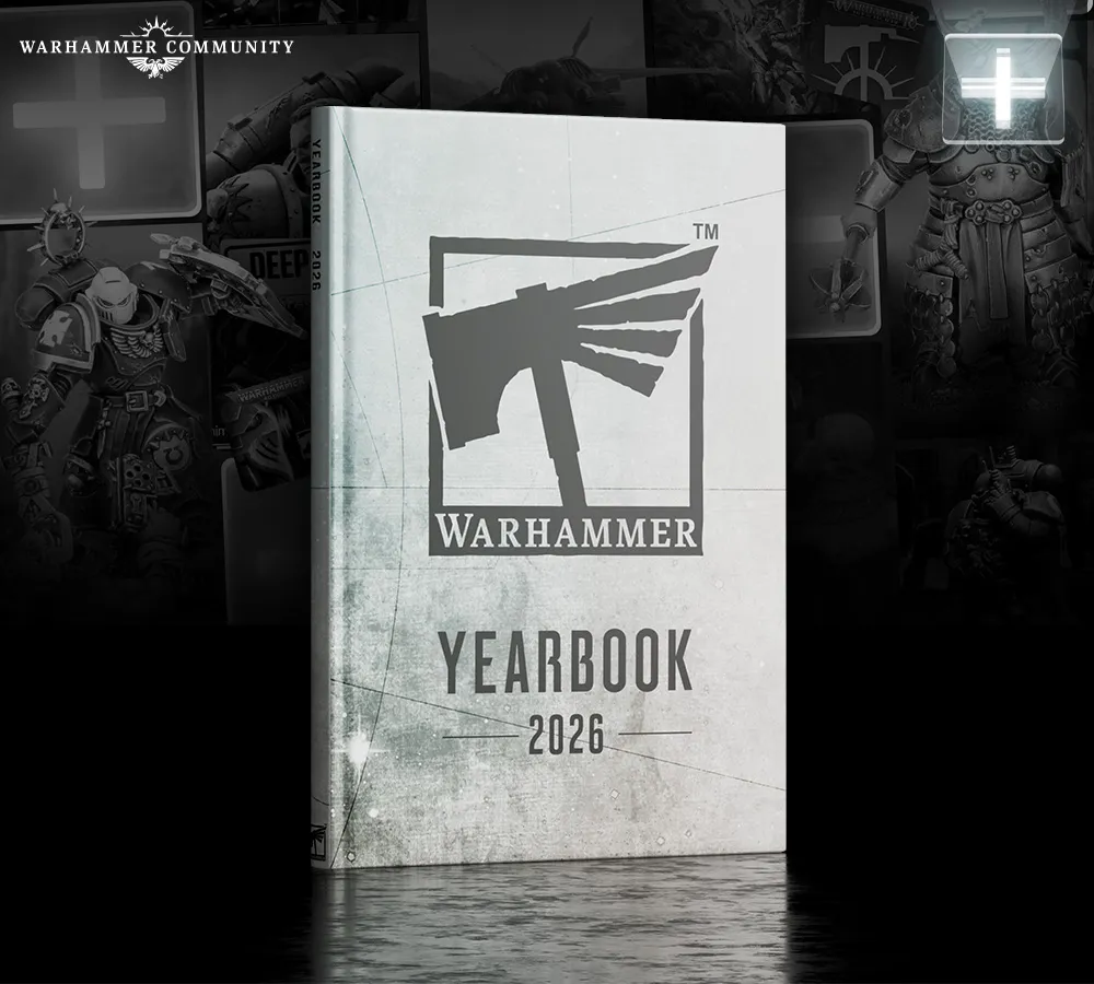 Warhammer Yearbook 2026 included with the subscription.