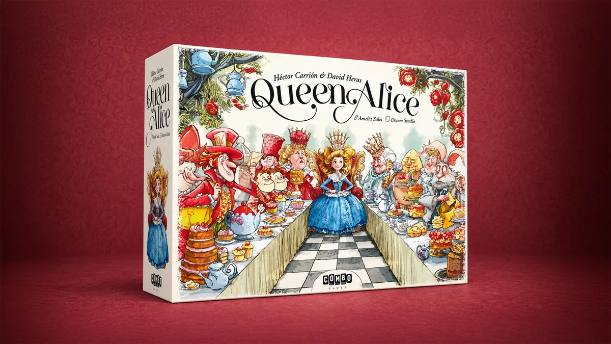 Queen Alice Board Game Box