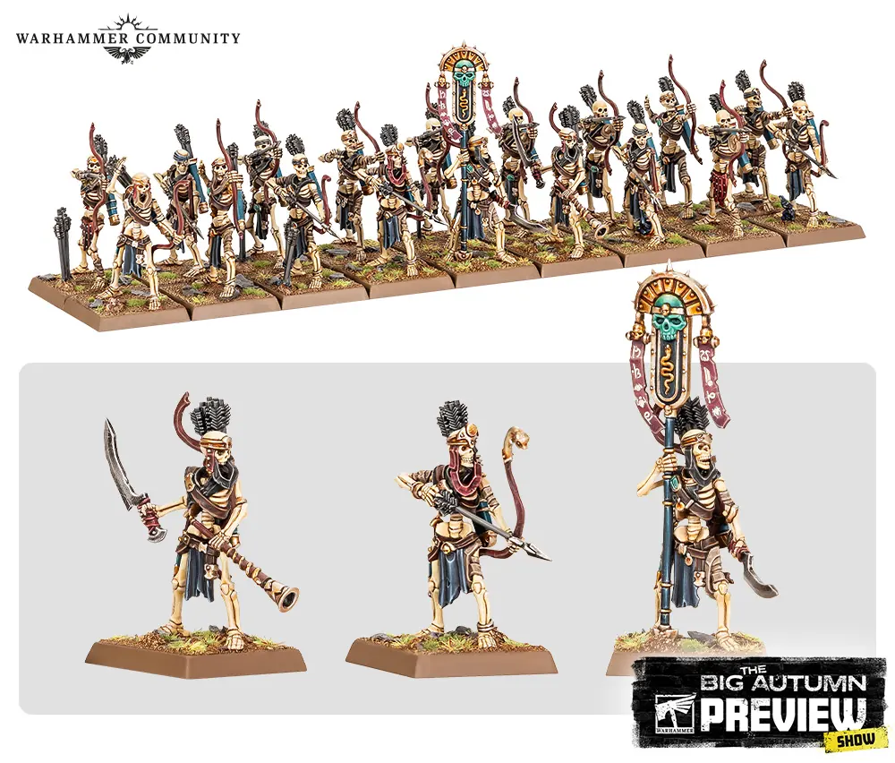New Tomb Kings Skeleton Archers for Warhammer: The Old World